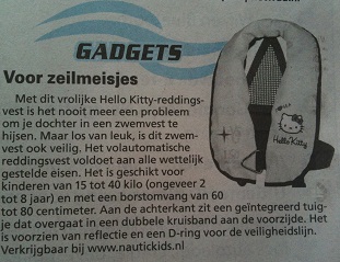 Telegraaf Vaarkrant 12 maart 2011